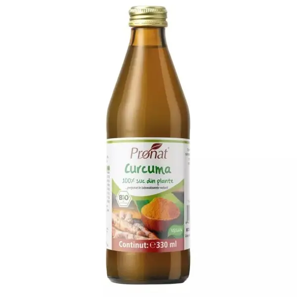Suc Bio de Curcuma, 330 ml, Medicura