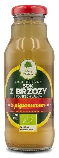 Suc bio de mesteacăn și gutuie, 270 ml, Dary Natury
