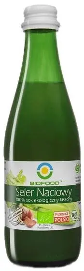 Suc bio din frunze fermentate de țelină, 300 ml, Biofood
