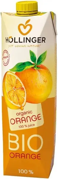 Suc bio din portocală, 1 l, Hollinger