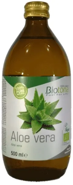 Suc de aloe vera bio, 500 ml, Biotona