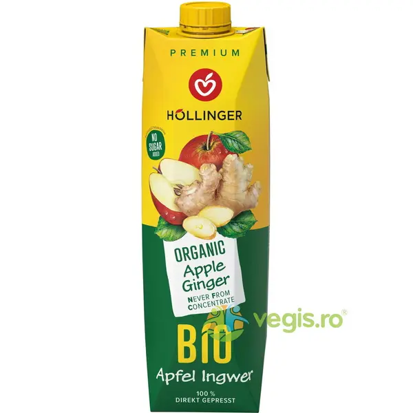 Suc de Mere cu Ghimbir Ecologic/Bio 1L