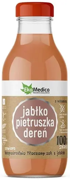 Suc de mere, pătrunjel și corcoduș, 300 ml, EkaMedica