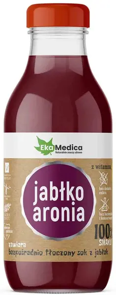 Suc de mere și aronia, 300 ml, EkaMedica