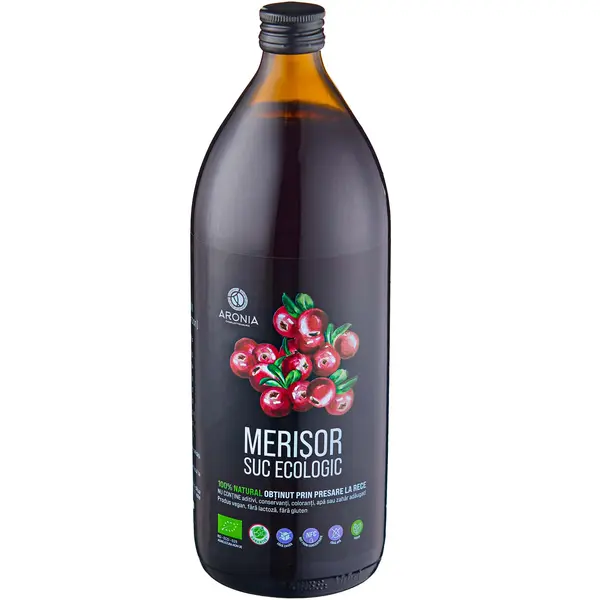 Suc de Merișor 1l (RO-ECO-029)