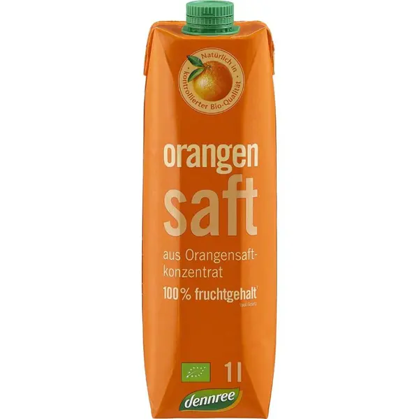 Suc de portocale din concentrat, eco - 1 L