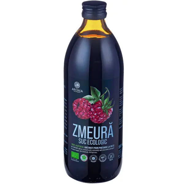 Suc de Zmeură 500 ml ECO (RO-ECO-029)