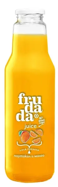 Suc, portocală și mango, 750 ml, Frudada