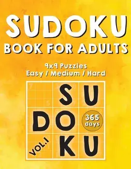 Sudoku Books for Adults: 365 Days of Sudoku Book - Activity Book for Adults (Sudoku Puzzle Books) Volume.1: Sudoku Puzzle Book, Paperback/Cheans Natty