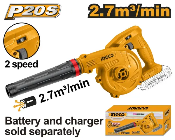Suflanta Frunze 20V Mica Tip Turbina INGCO CABLI20018