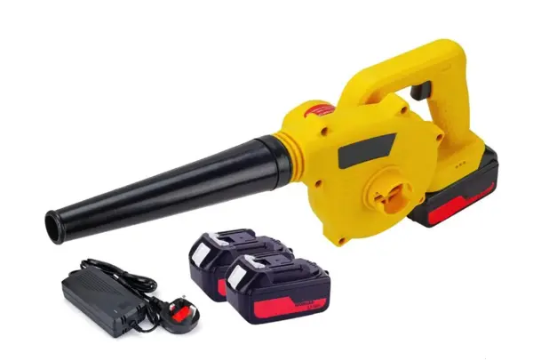 Suflator de frunze fara fir 48V electric puternic 2 in 1 cu 2 acumulatori 48V