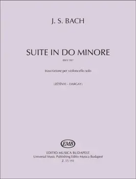Suite in do minore trascrizione per violoncello solo, Paperback/Johann Sebastian Bach