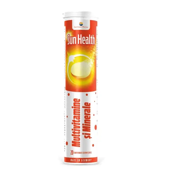 Sun Health Multivitamine si Minerale 20 comprimate efervescente Sun Wave Pharma