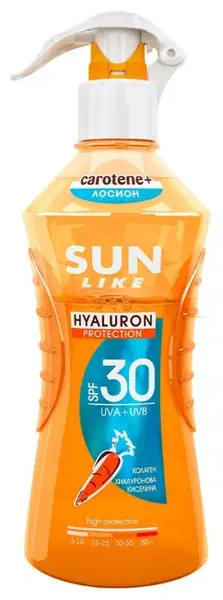 Sun Like Carotene+ Loțiune de protecție solară bifazică, SPF30, 200 ml