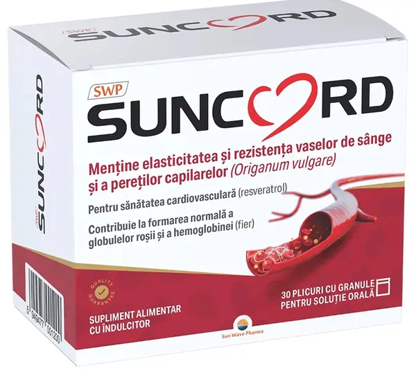 Suncord, 30 plicuri , Sun Wave Pharma