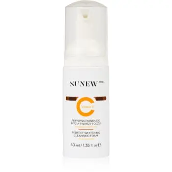 SUNEWMED+ Active Foaming Cleanser Face and Eye Makeup Removal spuma de curatare cu vitamina C
