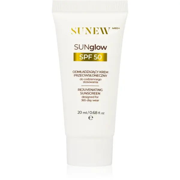 SUNEWMED+ SUNglow Anti-Aging Face Sunscreen SPF 50 cremă pentru plaja cu efect de intinerire SPF 50 20 ml
