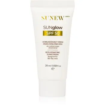 SUNEWMED+ SUNglow Anti-Aging Face Sunscreen SPF 50 cremă pentru plaja cu efect de intinerire