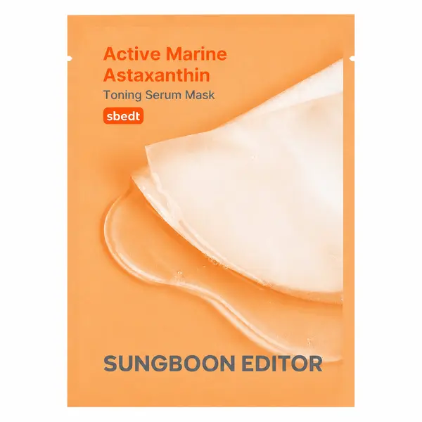 Sungboon Editor – Active Marine Astaxanthin Toning Serum, 1 Sheet