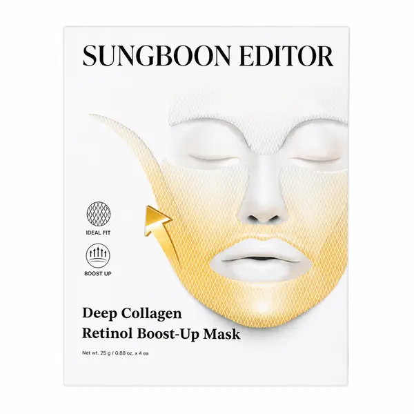 Sungboon Editor – Deep Collagen Retinol Boost-Up Mask, 4 Sheets