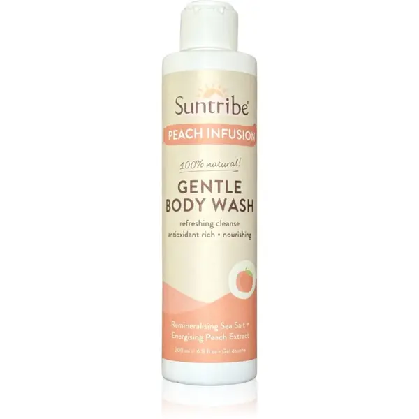 Suntribe Gentle Body Wash gel de duș mătăsos cu extract de piersica 200 ml