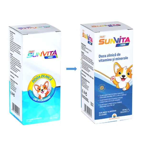 Sunvita Kids solutie, 120ml, Sun Wave Pharma