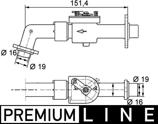 Supapa control, agent frigorific MAHLE BEHR *** PREMIUM LINE *** CV 6 000P