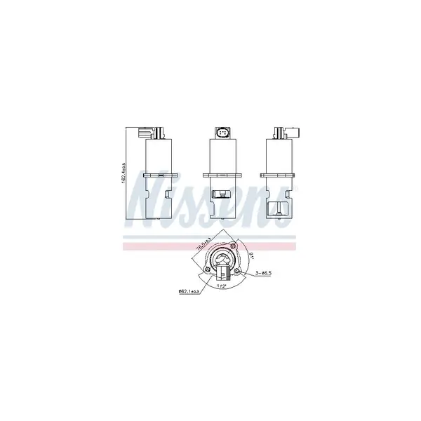 Supapa EGR NISSENS 98154