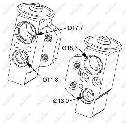 Supapa expansiune clima PORSCHE CAYENNE; VW TOUAREG 2.5D-6.0 intre 2002-2010