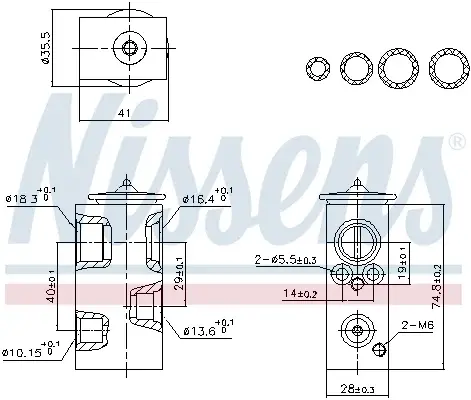Supapa expansiune climatizare potrivit RENAULT ESPACE V, GRAND KANGOO III, GRAND SCENIC IV, KADJAR, KANGOO III, KANGOO III MINIVAN, MASTER IV, MEGANE IV, SCENIC IV, TALISMAN 1.2-Electric 02.15-