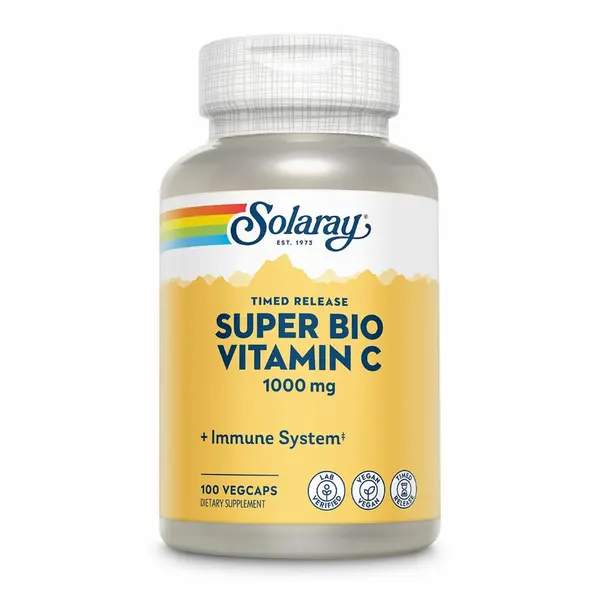 Super Bio Vitamin C, Solaray, 100 capsule, Secom