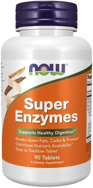 Super Enzymes, 90 capsule, Now