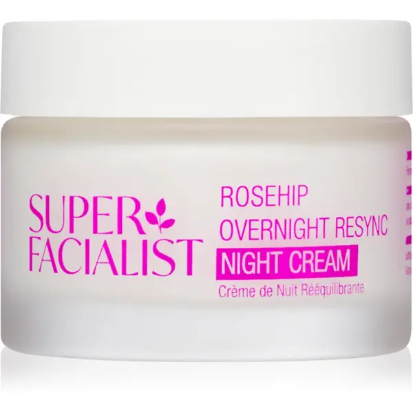 Super Facialist Rosehip Overnight Resync Crema de noapte pentru fermitate si netezire nutritie si hidratare 50 ml