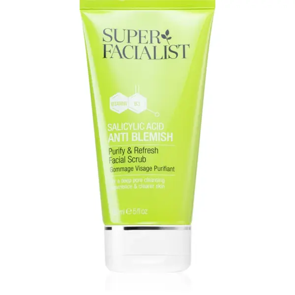 Super Facialist Salicylic Acid Anti Blemish curatare usoara dupa exfoliere pentru ten gras si problematic 150 ml
