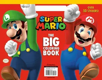 Super Mario: The Big Coloring Book (Nintendo), Paperback/***