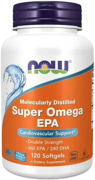 Super Omega EPA, 120 capsule gel, Now