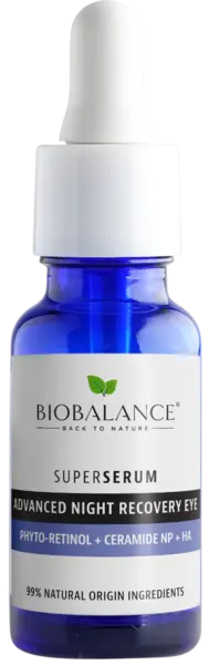 Super serum contur ochi pentru noapte antirid si intensiv reparator, 20ml, Bio Balance