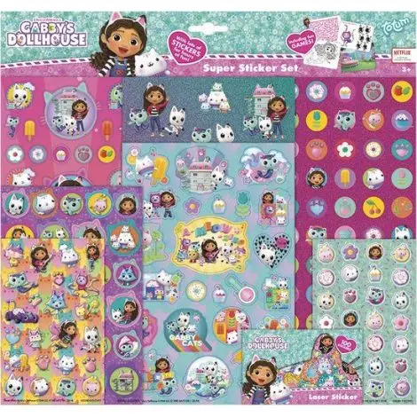 Super set abtibilduri Gabby s Dollhouse