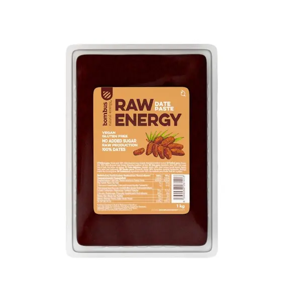 Superaliment: Pasta pura de curmale 1kg Raw Energy, fara gluten