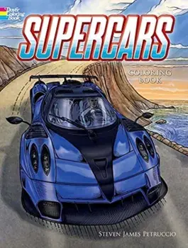 Supercars Coloring Book, Paperback/Steven James Petruccio