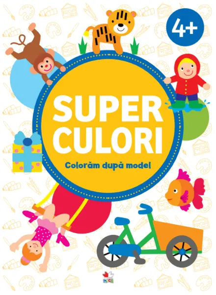 SUPERCULORI. Colorăm după model (4+) Vol. 2