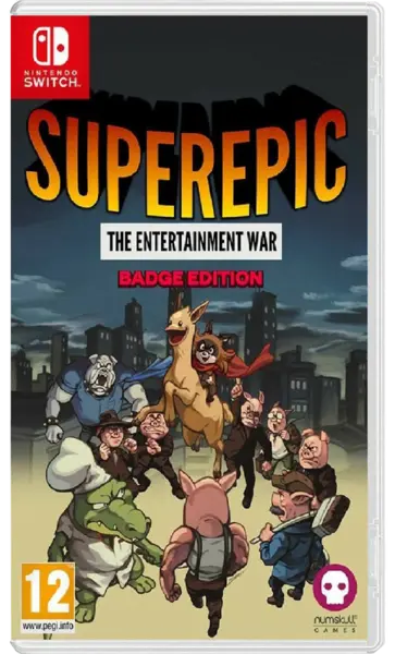 SuperEpic The Entertainment War Badge Edition PlayStation 4|Nintendo Switch|Xbox One|PC