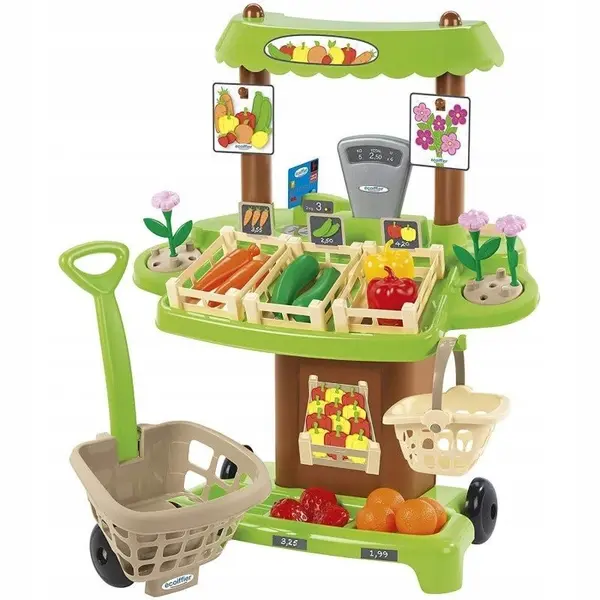 Supermarket cu fructe si legume Ecoiffier