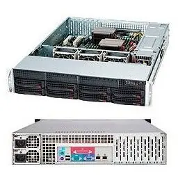 SUPERMICRO Supermicro 825TQC-R802LPB Cabinet metalic Negru 800 W
