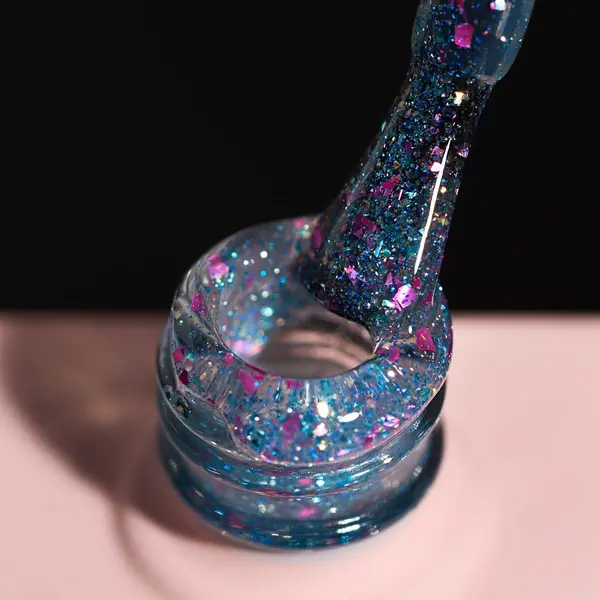 Superstar Top Coat Everin 15 ml – Kimora | Top Fără Dispersie cu Efect Oceanic Holografic