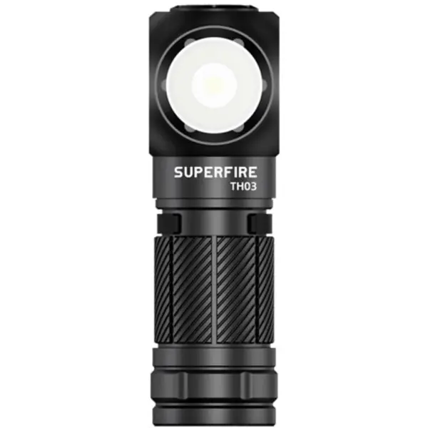 Supfire Lanterna Multifunctionala LED Superfire TH03, USB, 460lm, 104m, incarcare USB-C, suport cap, prindere magnetica