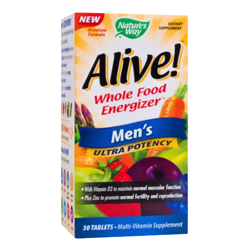 Supliment alimentar Alive! Men’s Ultra Nature's Way, 30 tablete, Secom