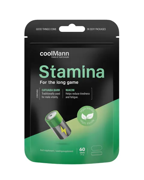 Supliment alimentar CoolMann – Stamina, pentru vitalitate masculina si prelungirea placerii, 60 capsule