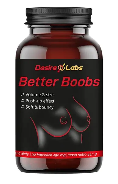 Supliment alimentar DesireLabs - Better Boobs, pentru mărirea și fermitatea sânilor, 90 buc