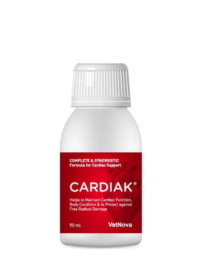 Supliment alimentar pentru sprijinul functiei cardiace la caini si pisici, CARDIAK® VetNova, 90 ml